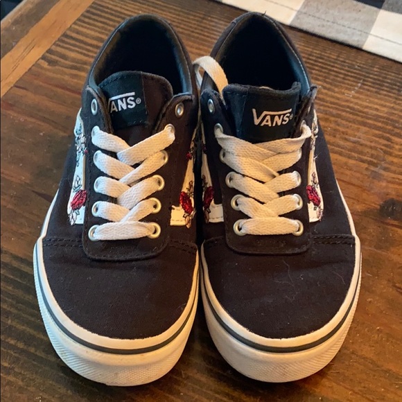girls vans size 12